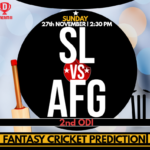 SL vs AFG Dream11 Fantasy Cricket Tips & Prediction, Pitch Report, Key Player Stats, 2nd ODI 2022